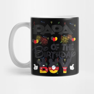 Papa Of The Birthday Boy Mouse Family Matching Mug